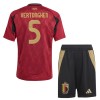 Oficiální Fotbalový Dres Belgie Vertonghen 5 Domácí ME 2024 pro Děti